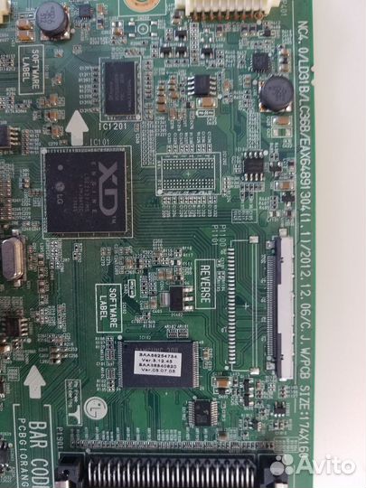 Main EAX64891306(1.1) EBR76922707 Неисправна