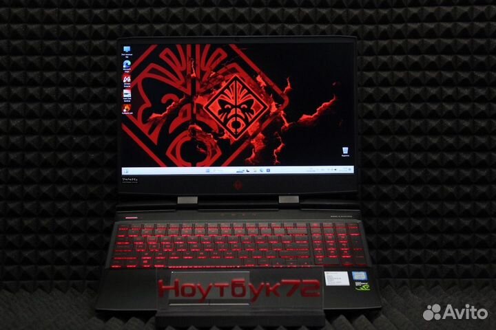 Игровой ноутбук HP Omen GTX 6Gb/16Gb/i7/144Hz