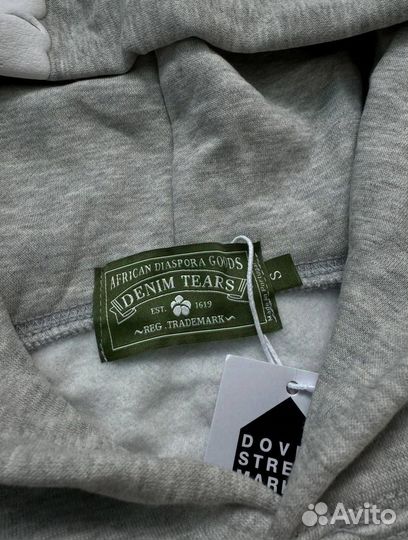 Худи на флисе Denim Tears