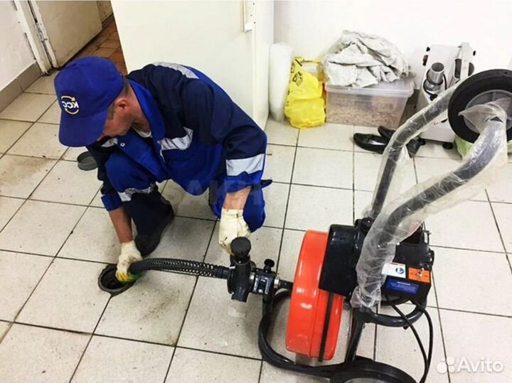 Прочистка канализации, устранение засоров