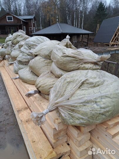 Каменная вата, базальтовая крошка насыпная