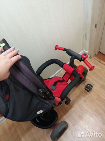 Детский велосипед с ручкой бу