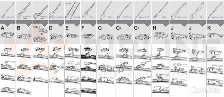 Щетка стеклоочистителя бескаркасная (450 мм) 