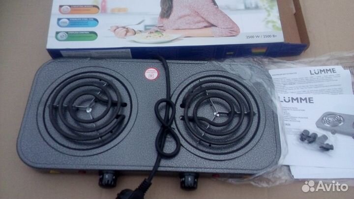 Плита плитка электрическая настольная новая