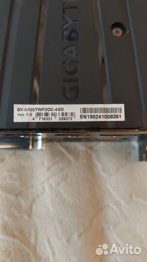 Видеокарта gigabyte gtx 1050 ti 4gb