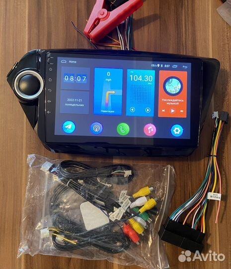 Киа Рио 3 штатная магнитола Андройд