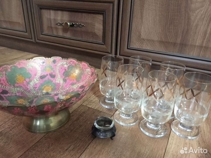 Стаканы,фужеры,вазы Чехия