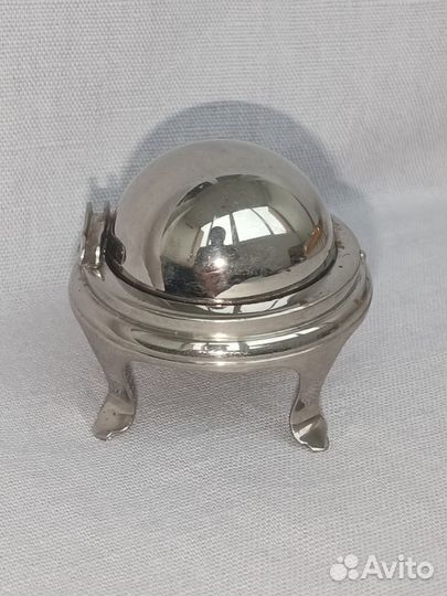 Старинная винтажная мини икорница