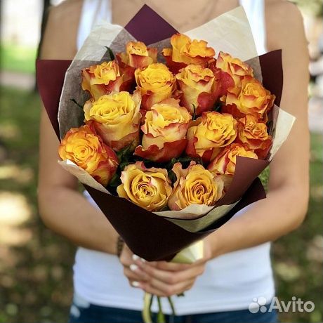 Букет из 15 роз Цветы Розы Владимир