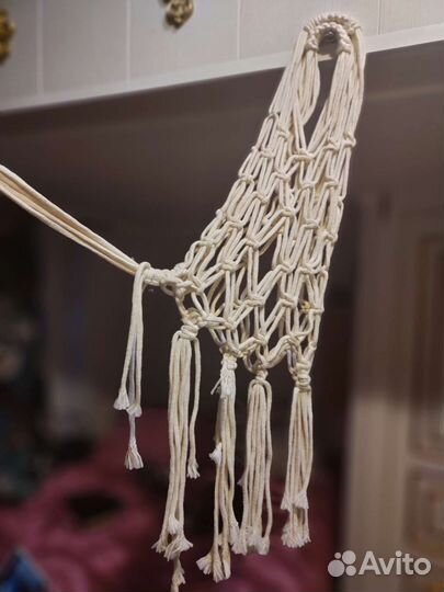 Сумка авоська макраме