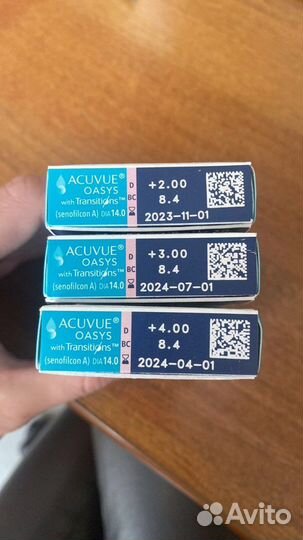 Аcuvue oasys with transitions +4,0