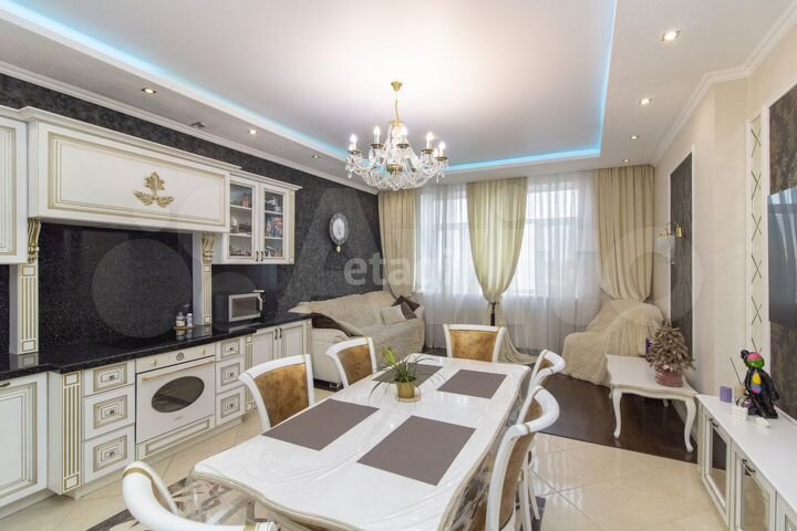 3-к. квартира, 129,2 м², 8/23 эт.