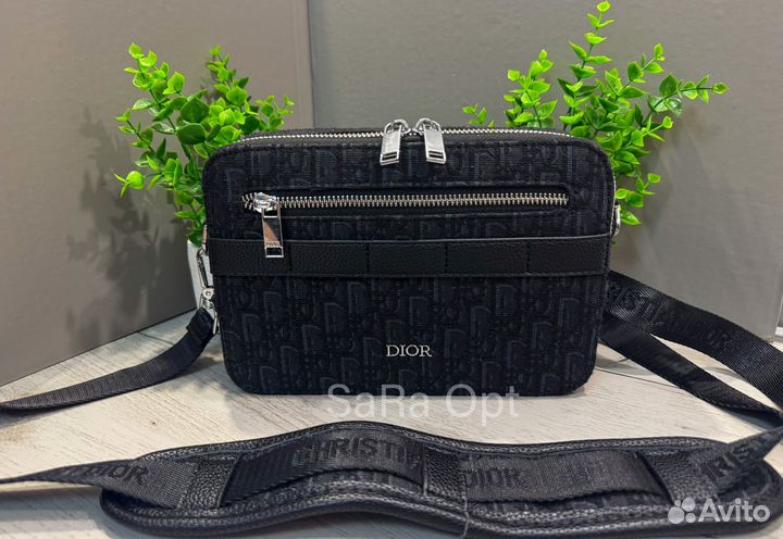 Сумка dior люкс унисекс / оптом черная