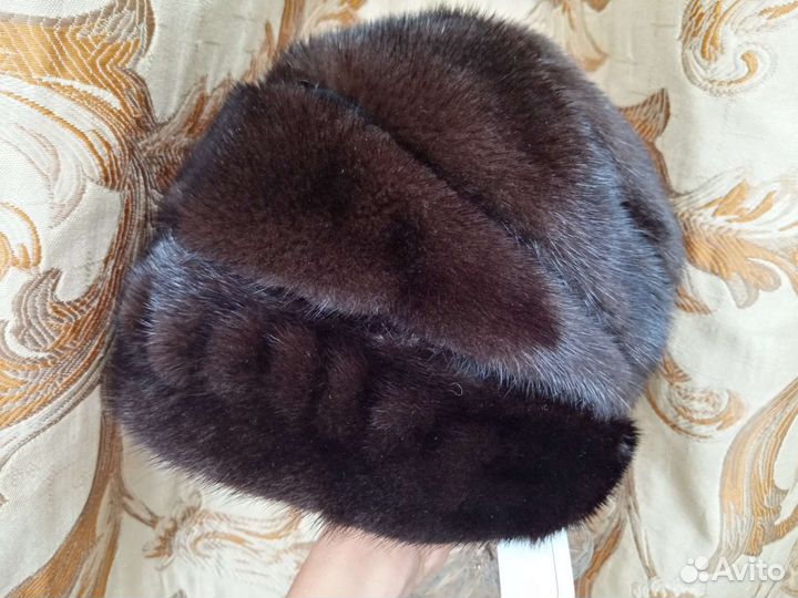 Шапка норковая новая
