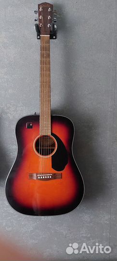 Акустическая гитара fender cd 60 sunburst
