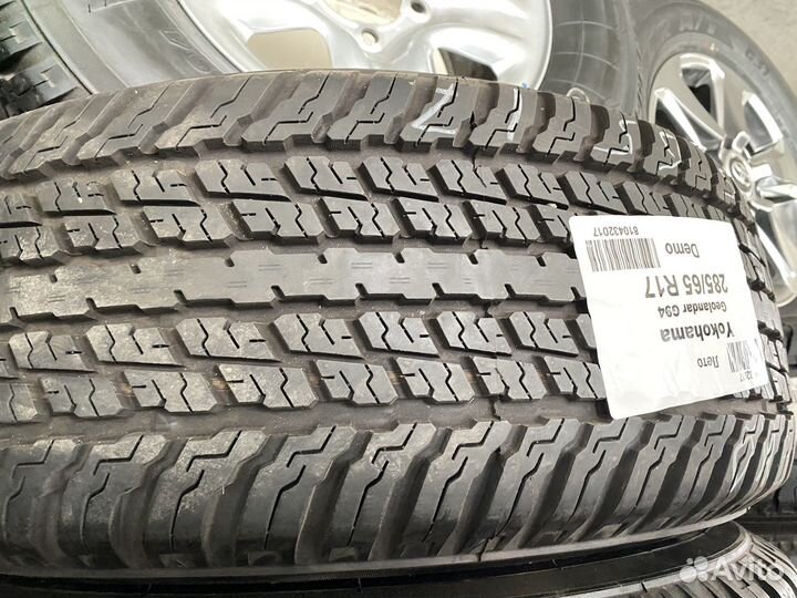 R17 Yokohama Geolandar G94 285/65, PCD 5x150 DIA 110.1