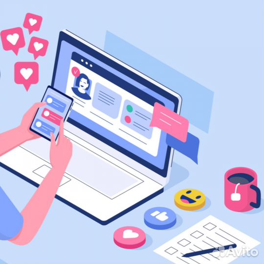 Менеджер социальных сетей (от 2 часов)