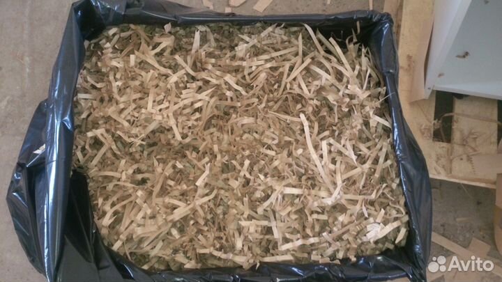 Бумажная упаковка,крафт-мешки,наполнитель(стружка)