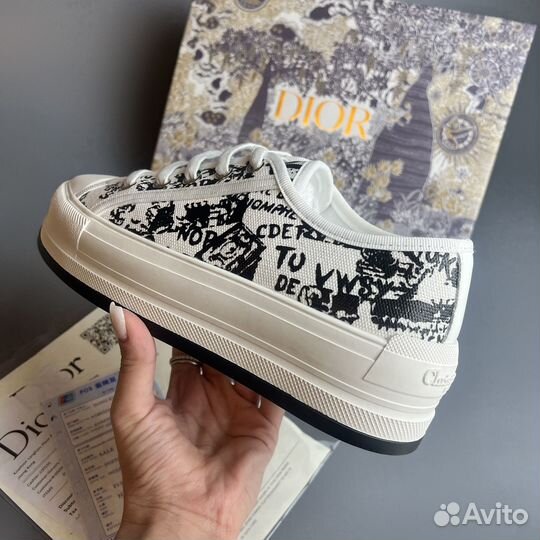 Кеды Christian Dior женские кожаные р.36