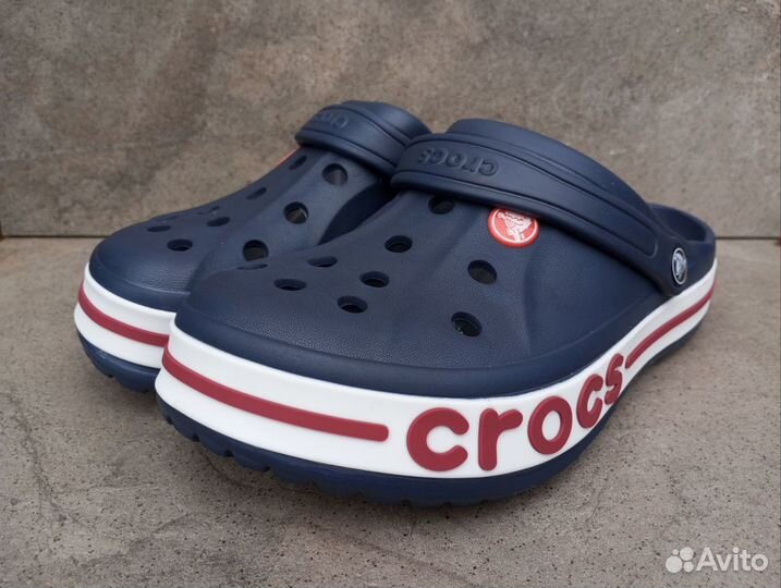 Crocs сабо синий мужские