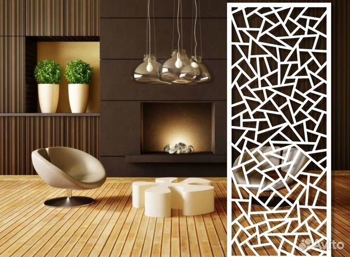 Резные перегородки и экраны радиаторов