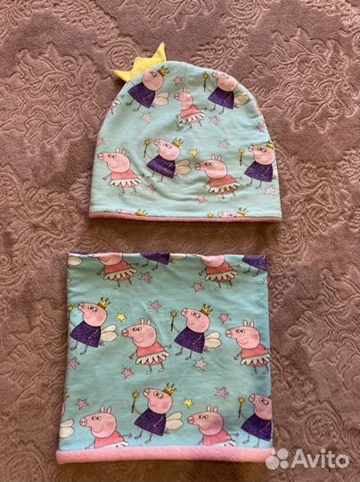 Шапка и снуд для девочки