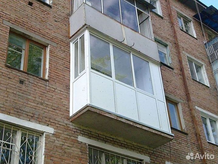 Пластиковые балконы под ключ