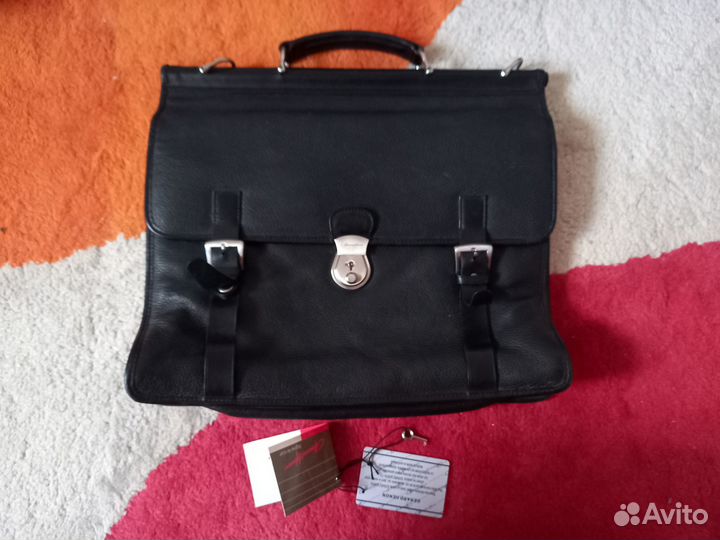 Мужской портфель из натуральной кожи Gerard Henon