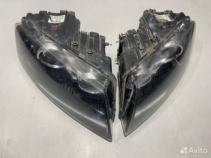 Комплект передних фар рестайлинг ауди а8 audi a8