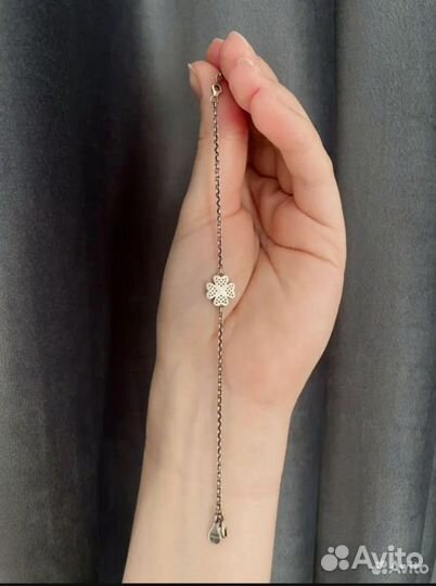 Pandora браслет клевер 16см серебро 925