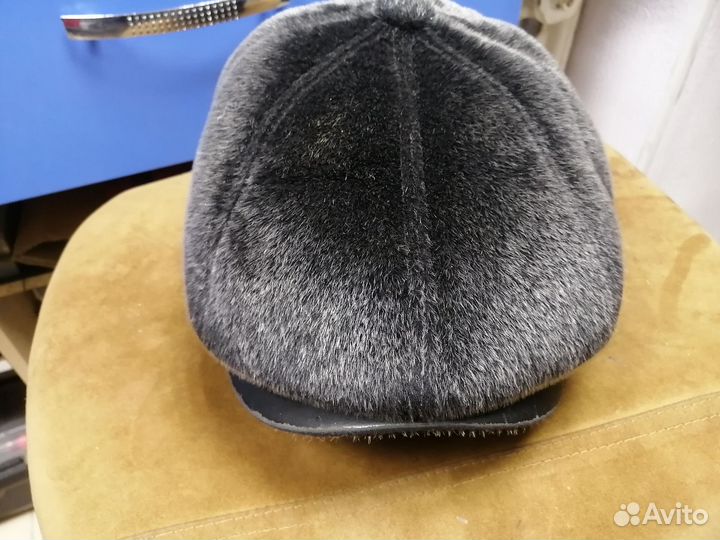 Меховая мужская кепка