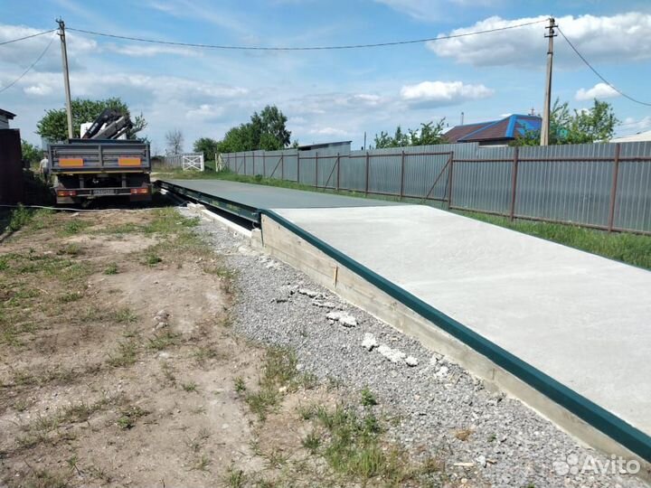 Автомобильные весы 60 тонн 12 метров (без рамы)