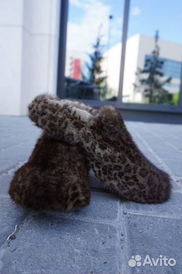 Тапочки женские меховые