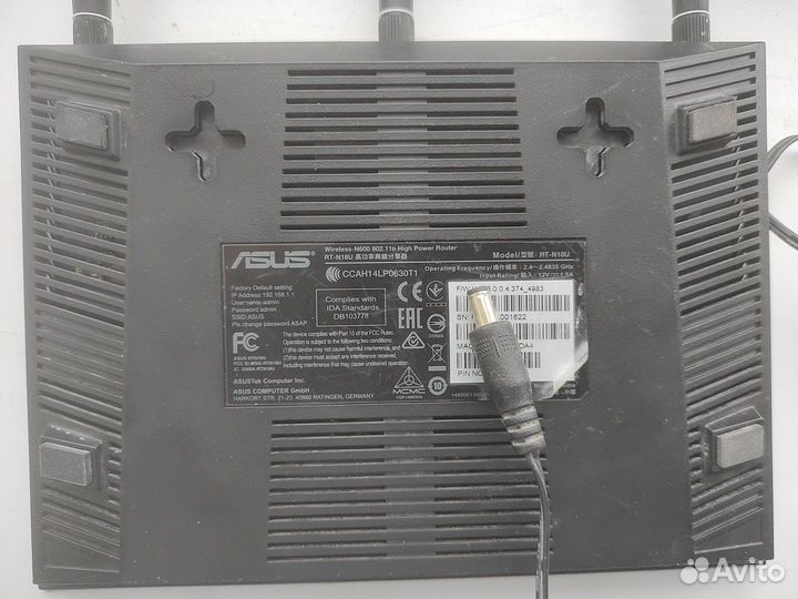 Wi-Fi Роутер Asus RT-N18U