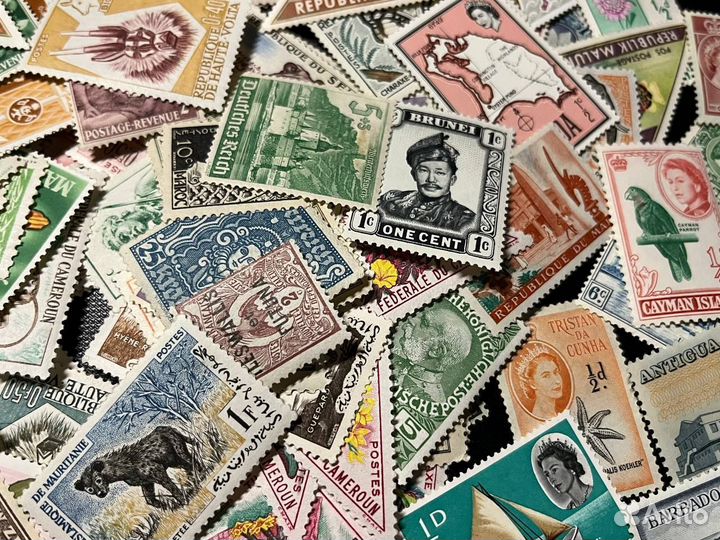 Почтовые марки мира, чистые