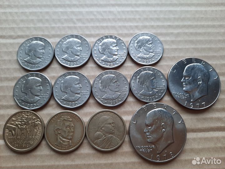 Монета США 1 доллар