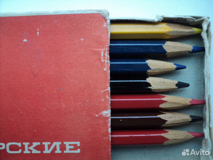 Карандаши цветные офицерские СССР