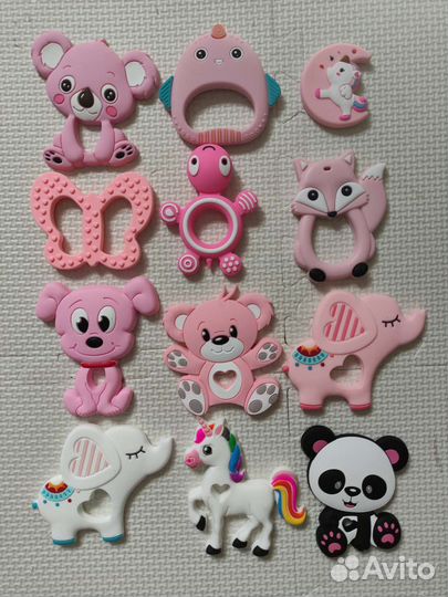 Силиконовые грызунки фурнитура