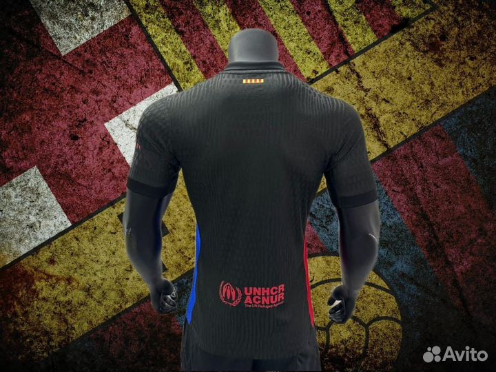 Футболка Барселона сезон 24/25 гостевая