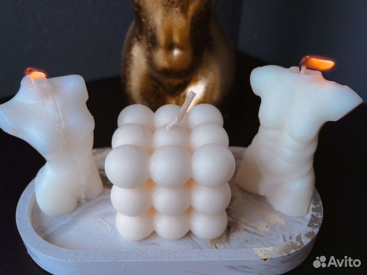 Свечи восковые ручной работы