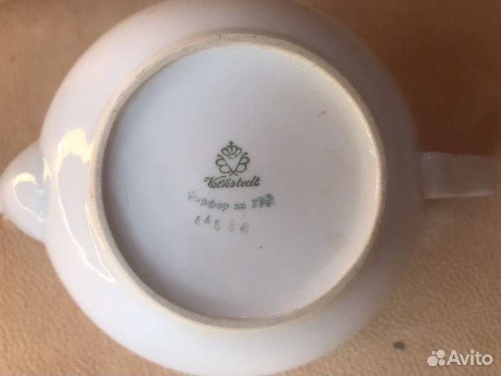 Чайная пара фарфор ГДР