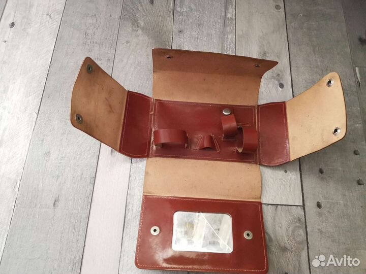 Футляр набора для бритья СССР ремень офицерский