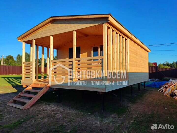 Дачный домик каркасный