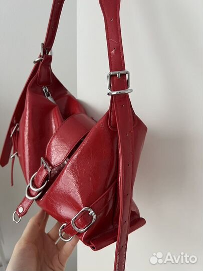 Сумка красная