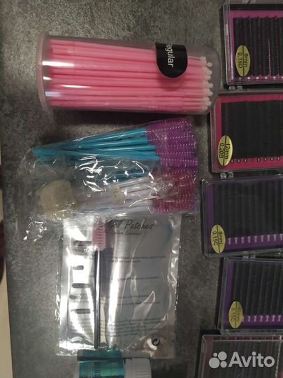 Кушетка, ресницы. Готовый набор для лейшмейкера