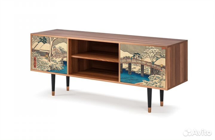 Тв-тумба T2 - Орех - Katabira River