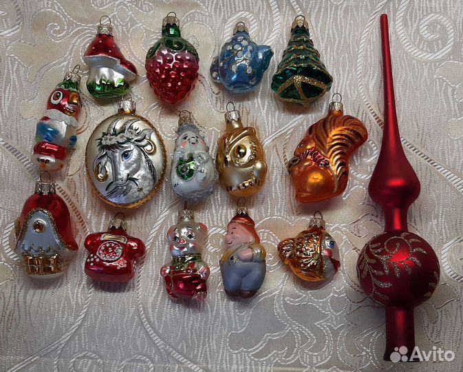 Елочные новогодние игрушки СССР