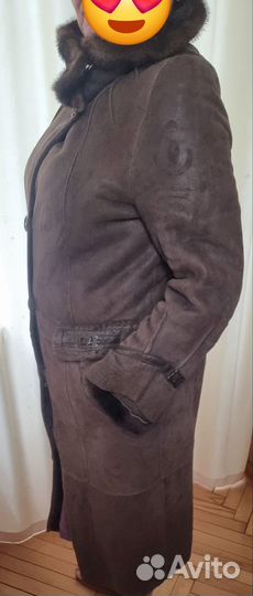 Дубленка женская длинная 44/46