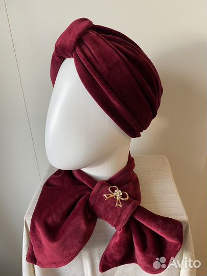 Комплект чалма и шарф