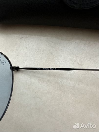 Очки Ray Ban Round metal 3447 прозрачные